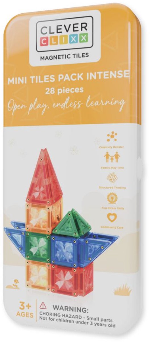 Mini Tiles Pack Intense | 28 stuks | Speelgoed +3 jaar